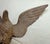 Antique Solid Brass Bronze Open Winged American Eagle Bird Heavy Flag Finial For Sale In New York - Image 6 of 13