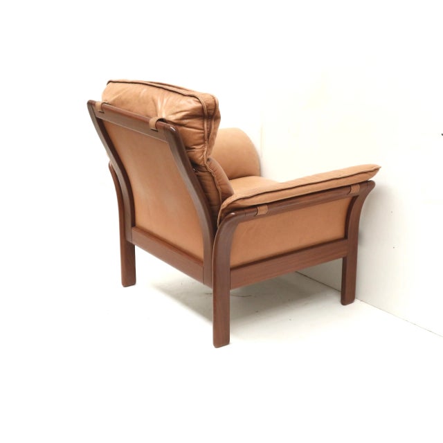 Animal Skin Vintage Model Scala Armchair from Driepunkt International, 1980s For Sale - Image 7 of 7