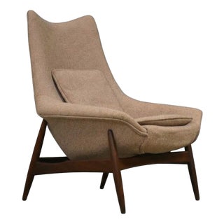 Henry Klein for Bramin Teak Lounge Chair For Sale