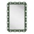 Fleur Home Garden District Satsuma Rectangle Mirror in Duck Green, 36x48 For Sale