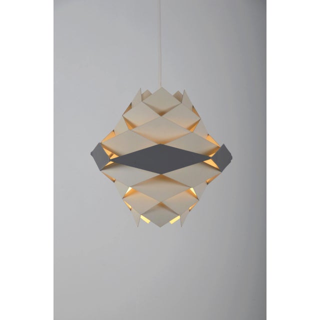 Symphony Ceiling Lamp attributed to Preben Dal for Hans Følsgaard Elektro, 1960s For Sale - Image 9 of 9