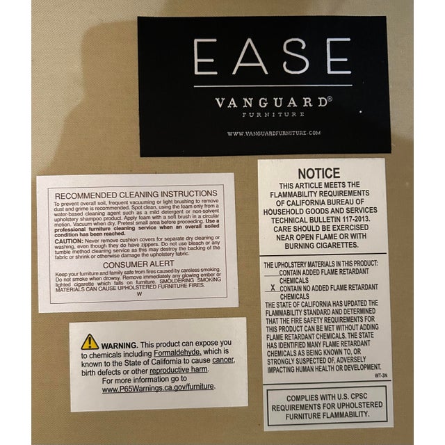 Vanguard Furniture Ease Lucca Modern Classic Sofa For Sale - Image 10 of 10