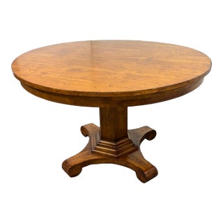 Vintage Breakfast Pedestal Base Table For Sale