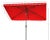 Contemporary Elegant 6.5x10 Rectangle Umbrella - Red For Sale - Image 3 of 4