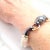 1990s Panthere De Cartier Panther Yellow Gold & Silverium Pearl Emerald Bracelet For Sale - Image 12 of 14