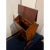 Vintage 20th Century English Style Red Japanned Hinged Two-Sided Flip-Open Sewing Cabinet For Sale - Image 15 of 18