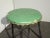 Green Vintage French Country Farmhouse Chic Rustic Green Stool For Sale - Image 8 of 13