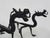 Pair of wrought iron dragon andirons These andirons are rare and made to be placed in your fireplace. This decorative pair...