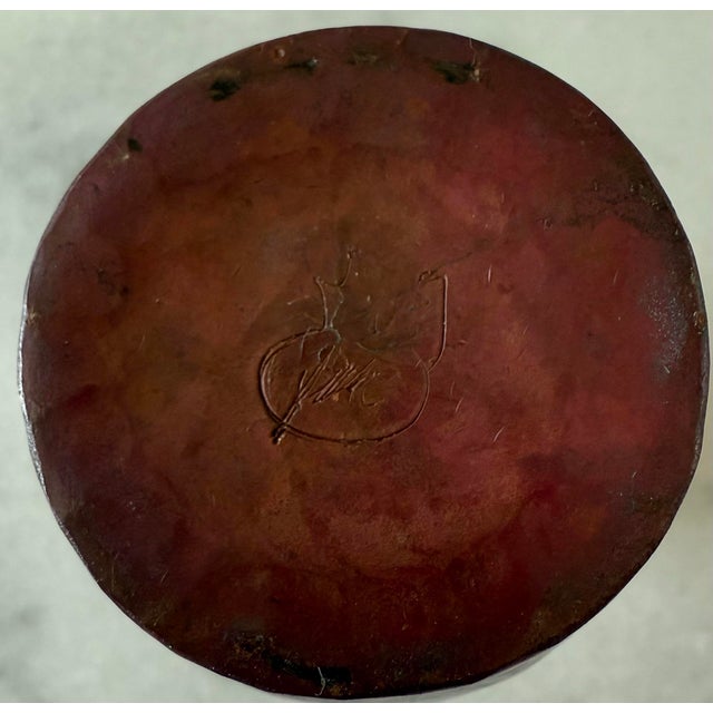 Vintage Hand Made Hammered Copper Vase For Sale - Image 9 of 9