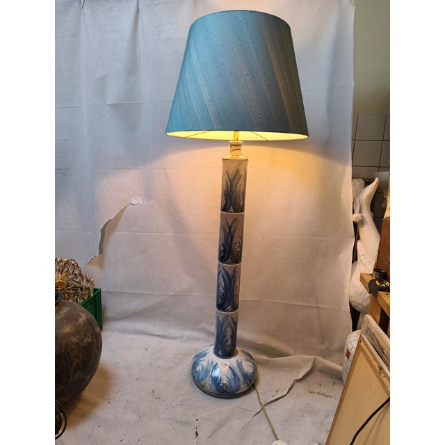 1960s Ceramic Floor Lamp by Viggo Kyhn, Denmark, 1960s For Sale - Image 5 of 18