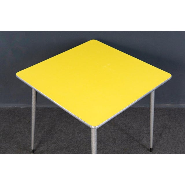 Metal Vintage Blackboard Kitchen Table For Sale - Image 7 of 16