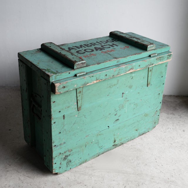 Wood Vintage Cambridge University Rowing Team Ice Box Drinks Cooler Crate, Early 20th Century For Sale - Image 7 of 16