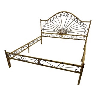 Bamboo Bed, Italy, 1960s For Sale