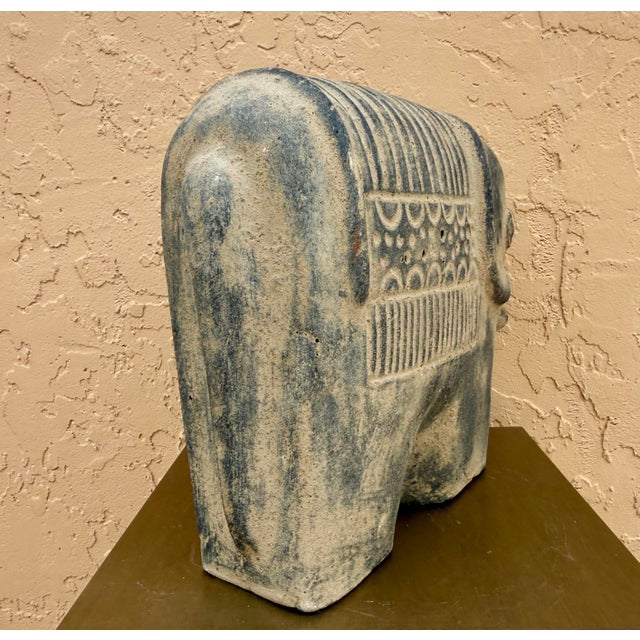 Early 20th Century Central American Elephant Sculpture For Sale In Miami - Image 6 of 8