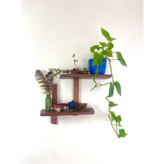 Midcentury Modern Floating Shelf by Bandit & Co For Sale - Image 4 of 10