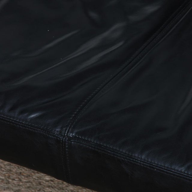 Two-Seater Leather Bench, 1980s For Sale - Image 6 of 8