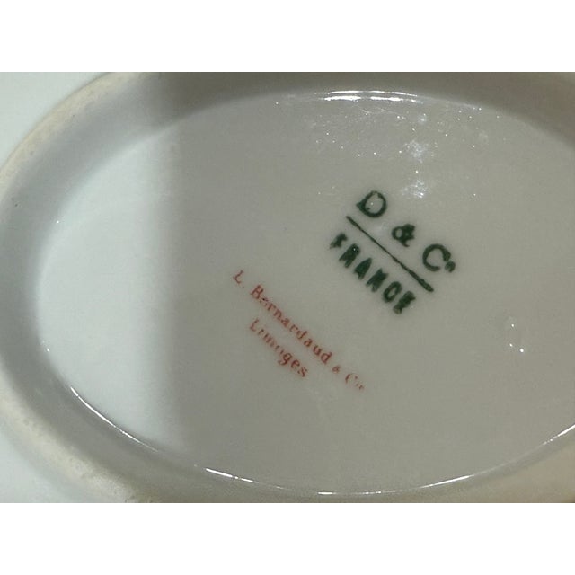 Ceramic 19th C. Bernardaud Limoges Gilt Edge Gravy or Sauce Bowl For Sale - Image 7 of 7