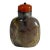 19th C. Chinese Macaroni Shadow Agate Snuff Bottle Chalcedony Translucent For Sale