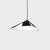 Not Yet Made - Made To Order Daniel Becker 'Emily Vertikal 8' Chandelier in Gloss Black/Oak for Moss Objects For Sale - Image 5 of 12