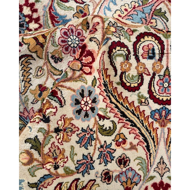 Textile Mogul, One-of-a-Kind Hand-Knotted Area Rug in Ivory, 8' 0" x 10' 9" For Sale - Image 7 of 8