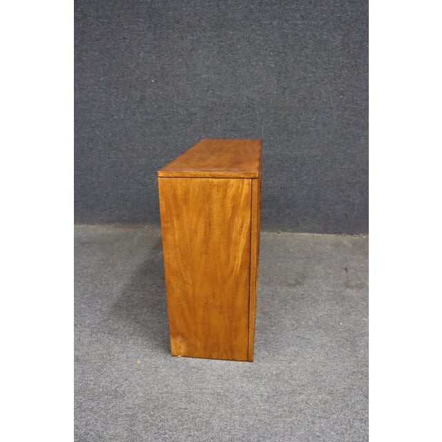 Wood Ethan Allen Cherry Low Bookcase For Sale - Image 7 of 10