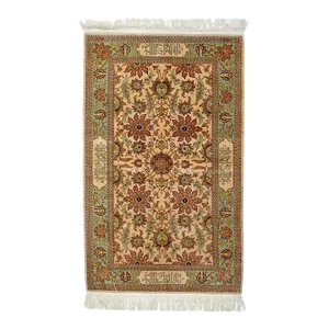 Extremely Fine Turkish Silk Hereke Rug 2'10'' X 4'7''