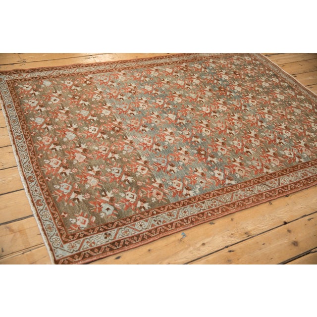 Vintage Distressed Malayer Rug - 4'4" x 6' For Sale - Image 9 of 10