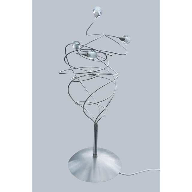 1980s Sculptural Stainless Steel Light Object by Harco Loor, 1980s For Sale - Image 5 of 9