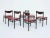 Mahogany Bentwood Chairs Attributed to Gianfranco Frattini for Dassi, Set of 6 For Sale - Image 6 of 12