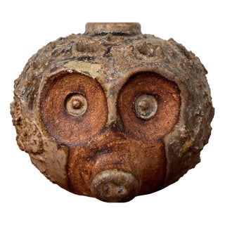 Mid-Century Modern Danish Studio Pottery Hedgehog Candleholder from Sejer Keramik, 1960s For Sale