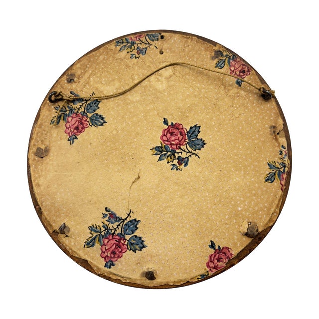 French "The Oath of Love" 18th C French Wax Relief Roundel For Sale - Image 3 of 3