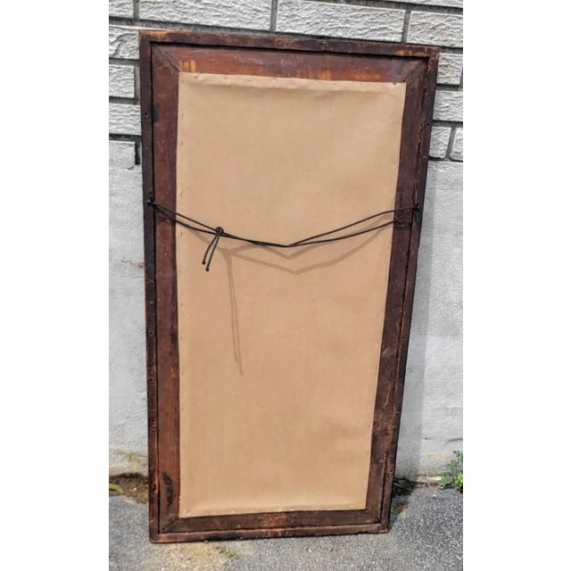 Mid 19th Century Antique American Empire Flame Mahogany Ogee Wall Mirror 20x30 Wood Backing 1850s For Sale - Image 5 of 18