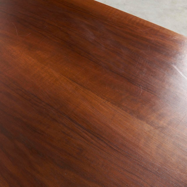 Brown Mid-Century Modern Danish Desk with Bar, 1950s For Sale - Image 8 of 11