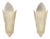 Late-20th Century Pair Genet et Michon Style Art Deco Wall Sconces France For Sale
