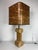Brown Large Mid-Century Italian Sculptural Table Lamp with Wood Veneer Shade by Afra and Tobia Scarpa, 1960s For Sale - Image 8 of 17