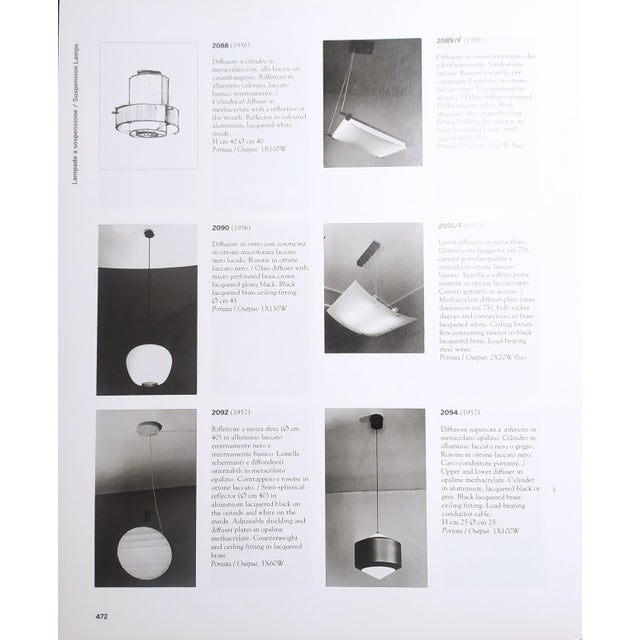 Pendant Light in Glass and Brass by Gino Sarfatti for Arteluce, 1956 For Sale - Image 9 of 11