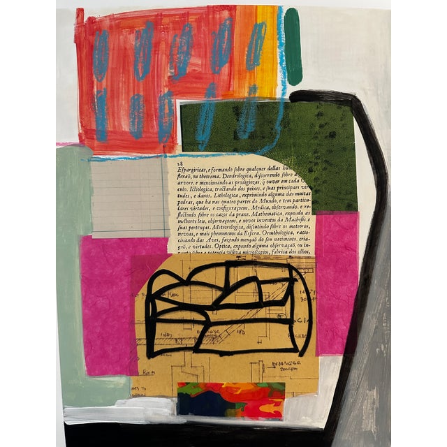 Contemporary Framed Original Contemporary Abstract Mixed Media Art by Michael Sanchez For Sale - Image 3 of 7