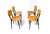 Vintage Swiss Chairs by Kurt Thut, 1953, Set of 4 For Sale - Image 13 of 18