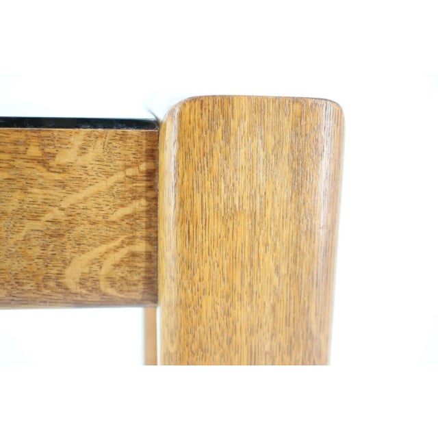 Oak and Glass Coffee Table, Finland, 1960s For Sale - Image 6 of 9