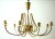Metal Hammered Brass Chandelier, Italy, 1950s For Sale - Image 7 of 7