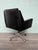 Vintage Italian Office Armchair in Leather and Steel, 1970s For Sale - Image 17 of 18