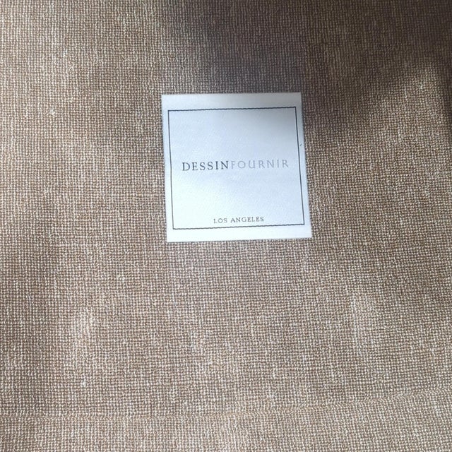 Wood Vintage Dessin Fournir Vintage Beige Wingback Chair For Sale - Image 7 of 11