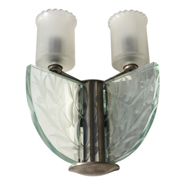 Art Deco Madrid Wall Lamp by Renè Lalique, 1930s For Sale