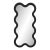 Compact Accent Black Wavy Hvyli 8 Mirror by Oitoproducts For Sale