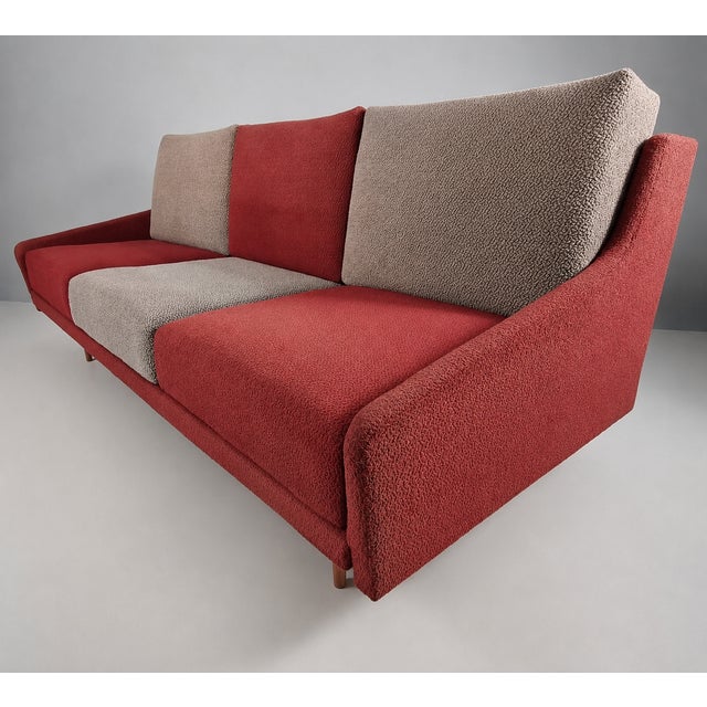 Vintage Fabric Sofa, 1970s For Sale - Image 4 of 9