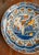 18th Century 18th Century Pair of Dutch Delf Faience Polychrome Plates With Bird and Flowers For Sale - Image 5 of 14
