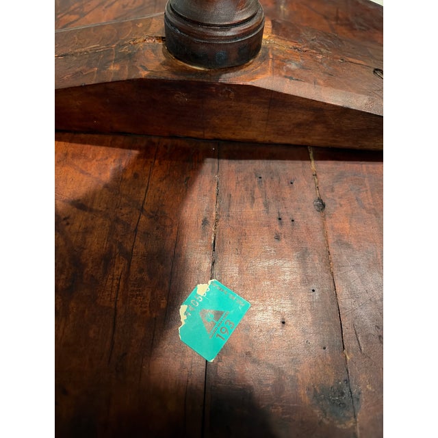 18th Century American Federal Cherry Tripod Candle Stand Table For Sale In San Diego - Image 6 of 18