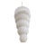 Mid 20th Century Tiered Frosted Glass Chandelier For Sale