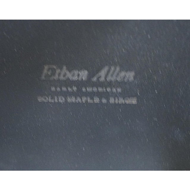 Ethan Allen Hand Decorated Black Hitchcock Style Boston Rocker 14-9703 - 609 Finish For Sale - Image 10 of 10