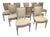 Early 20th Century Set of 10 Louis XVI Style Swedish Painted Dining Chairs For Sale